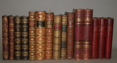 Lot 418A - [BINDINGS] Miscellaneous Group of 15 vols.,...
