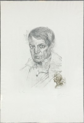 Lot 151 - Salvador Dali PORTRAIT OF PICASSO Lithograph...