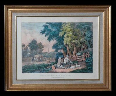 Lot 97 - Currier & Ives, publishers THE RETURN FROM THE...