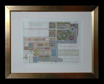 Lot 93 - After Colin Campbell PLAN OF THE GARDENS,...