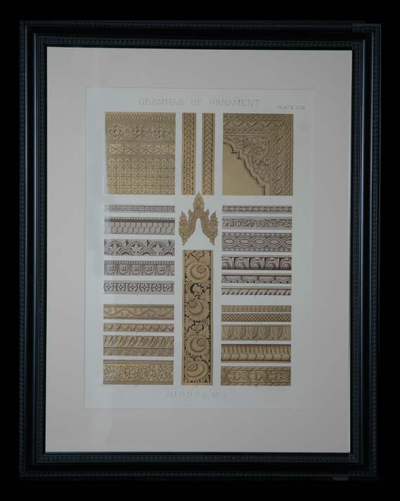 Lot 103 - Owen Jones HINDOO NO. 3 Chromolithograph, from...