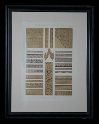 Lot 103 - Owen Jones HINDOO NO. 3 Chromolithograph, from...