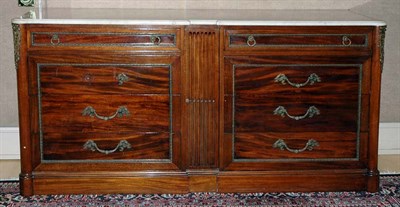 Lot 241 - French Style Marble Top Gilt-Metal Mounted...