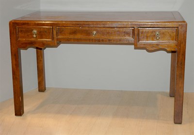 Lot 334 - Provincial Georgian Style Oak Three-Drawer...