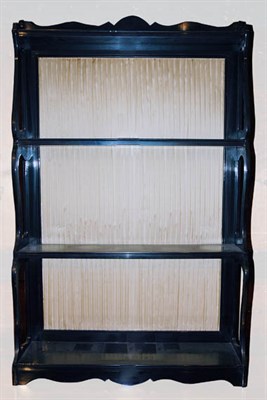 Lot 185 - Regency Style Ebonized Three-Tier Hanging...