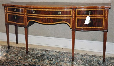 Lot 650A - Georgian Style Banded Mahogany Sideboard...