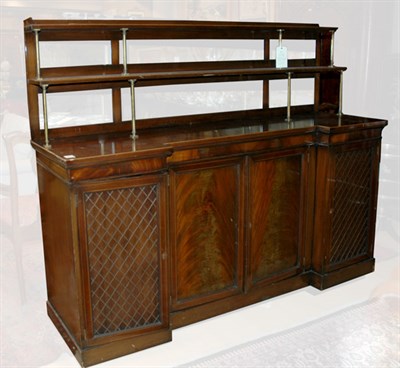Lot 236 - Regency Style Mahogany Sideboard Height 58 1/2...