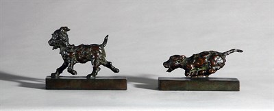 Lot 2524 - Pair of Bronze Animalier Bookends After a...