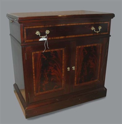 Lot 234 - Georgian Style Mahogany Bar Cabinet Stickley...