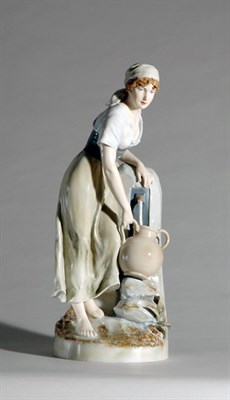 Lot 2504 - Royal Dux Porcelain Figure Modeled as a female...