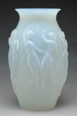 Lot 2190 - Sabino Opalescent Glass Vase Of ovoid form,...