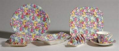 Lot 419 - Group of English Royal Winton Chintz Pottery...