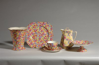 Lot 409 - Group of English Royal Winton Chintz Pottery...