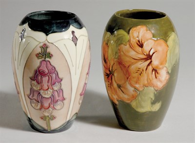Lot 251 - Two Moorcroft Pottery Vases Height of taller 7...