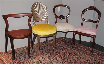 Lot 125 - Miscellaneous Group of Eleven Side Chairs...