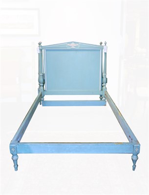 Lot 130 - Pair of Neoclassical Style Painted Twin Beds...
