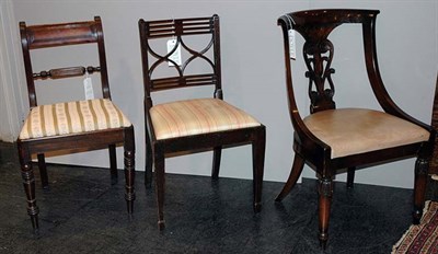 Lot 131 - Miscellaneous Group of Seven Side Chairs...