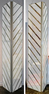 Lot 151 - Mirrored Eight-Panel Floor Screen Height 8...