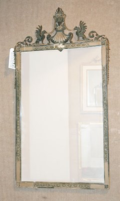 Lot 157 - Neoclassical Style Painted Mirror Height 40...