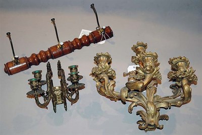 Lot 181 - Miscellaneous Group of Brass and Wood...