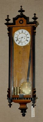 Lot 184 - Vienna Regulator Weight driven movement....