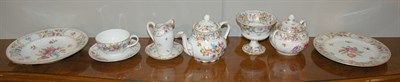 Lot 198 - Dresden Porcelain Tableware Various makers and...