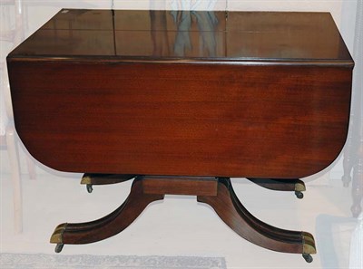 Lot 325 - Georgian Style Mahogany Drop-Leaf Dining Table...