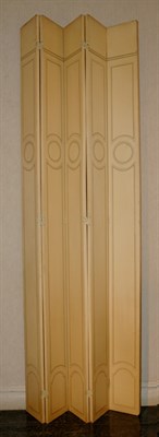 Lot 221 - Neoclassical Style Painted Five-Panel Floor...