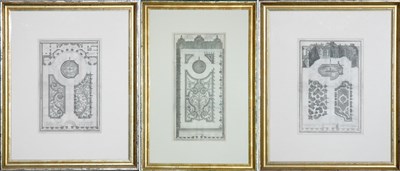 Lot 126 - Artist Unknown [ARCHITECTURAL STUDIES] Three...