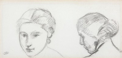 Lot 56 - Andre Derain French, 1880-1954 TWO HEADS Bears...