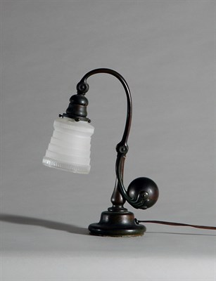 Lot 2383 - Tiffany Studios Bronze Gooseneck...