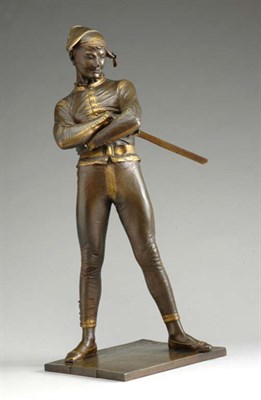 Lot 2452 - Gilt and Patinated-Bronze Figure of a...