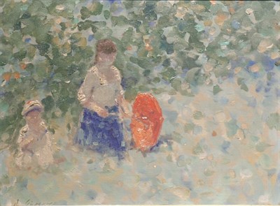 Lot 2085 - Andre Gisson American, 1921-2003 A SUMMER WALK...