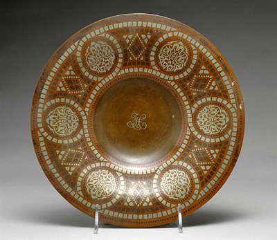 Lot 2364 - Tiffany & Co. Mixed Metal Inlaid Copper Bowl...