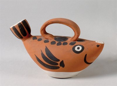 Lot 3222 - Pablo Picasso FISH SUBJECT (A.R. 139) Painted...