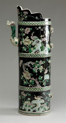 Lot 1264 - Chinese Famille Noire Porcelain Ritual Ewer...