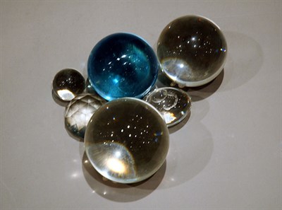 Lot 291 - Miscellaneous Group of Glass Table Decorations...
