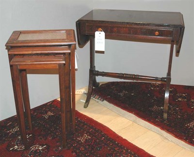 Lot 294 - Georgian Style Mahogany Diminutive Sofa Table;...