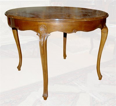 Lot 303 - Louis XV Style Fruitwood Circular Table with...