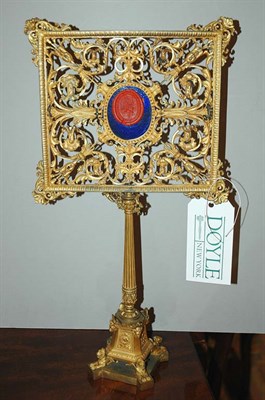 Lot 344 - Renaissance Revival Style Gilt-Metal Table...