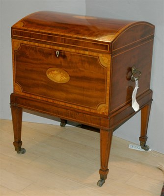 Lot 2481 - George III Inlaid and Banded Mahogany Cellaret...