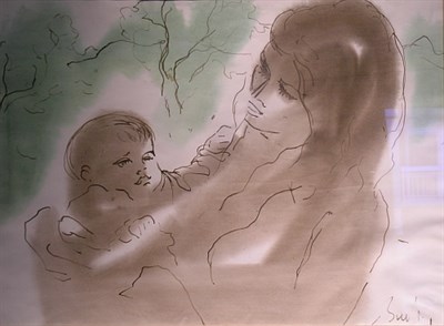 Lot 17 - Franz Bueb Austrian, b. 1920 La Madonna Signed...