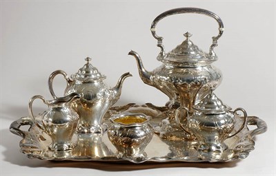 Lot 2230 - Gorham Art Nouveau Sterling Silver Tea Service...