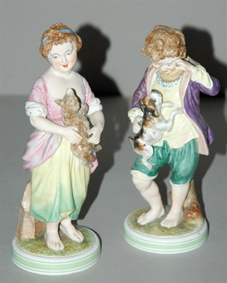 Lot 374 - Pair of Spode Porcelain Figures of Children