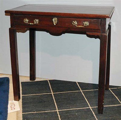 Lot 396 - Georgian Style Mahogany Single-Drawer Side...