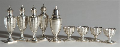Lot 2306 - Set of Four George III Silver Open Salt and...