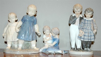 Lot 425 - Group of Six Royal Copenhagen Porcelain Figures