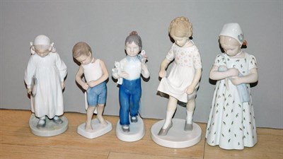 Lot 412A - Group of Ten Royal Copenhagen Porcelain...