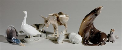 Lot 407 - Group of Sixteen Royal Copenhagen Porcelain...