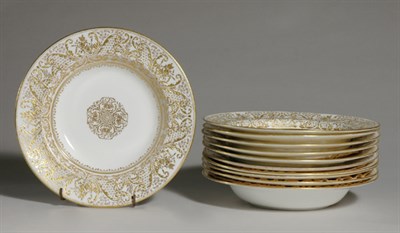 Lot 471 - Set of Eleven Royal Doulton Burslem Gilt...
